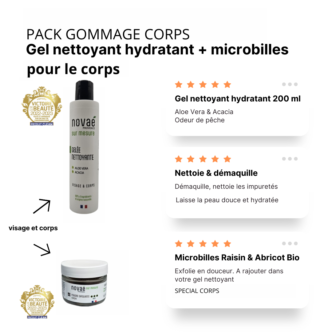 Duo Nettoyant & Exfoliant Corps