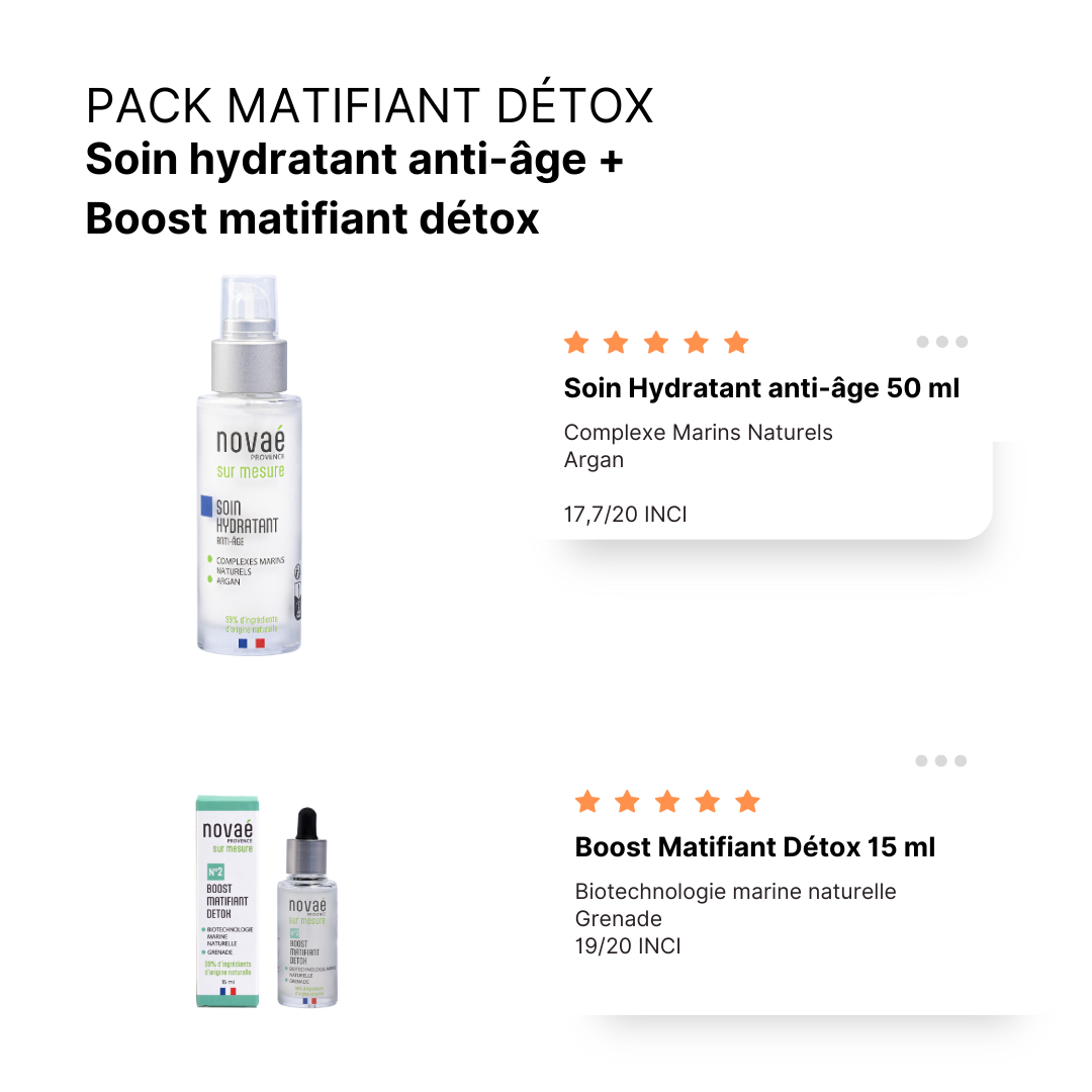 Rituel Novaé "Sur Mesure" Peaux Mixtes et Acnéiques