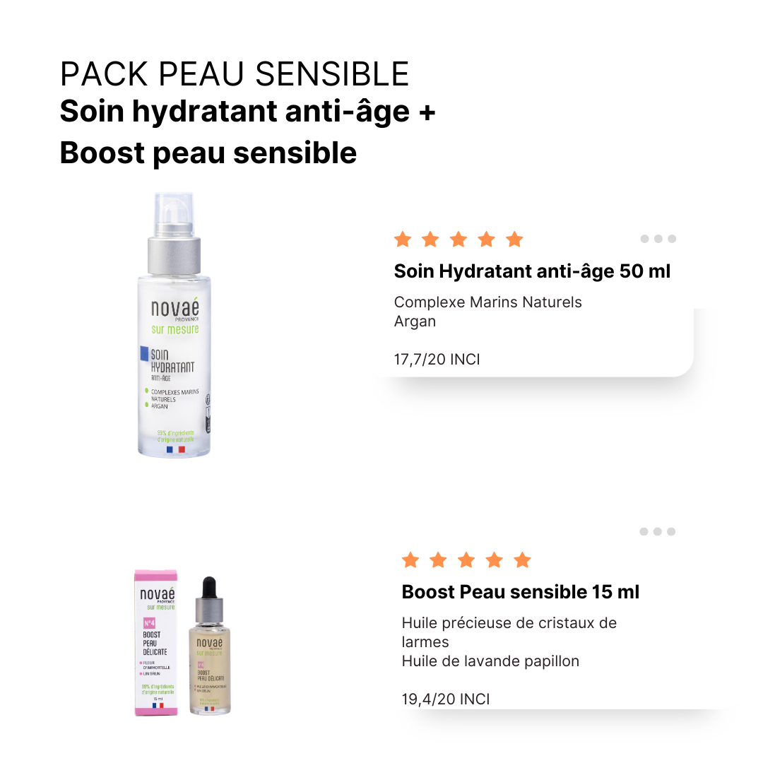 Rituel Novaé "Sur Mesure" Peaux Délicates / Sensibles