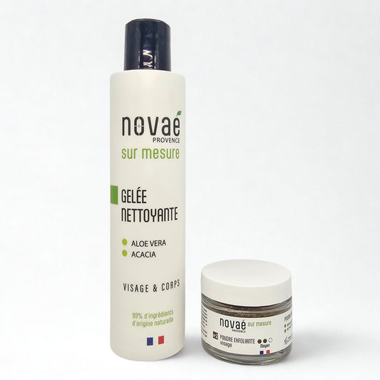 Duo Nettoyant & Exfoliant Visage