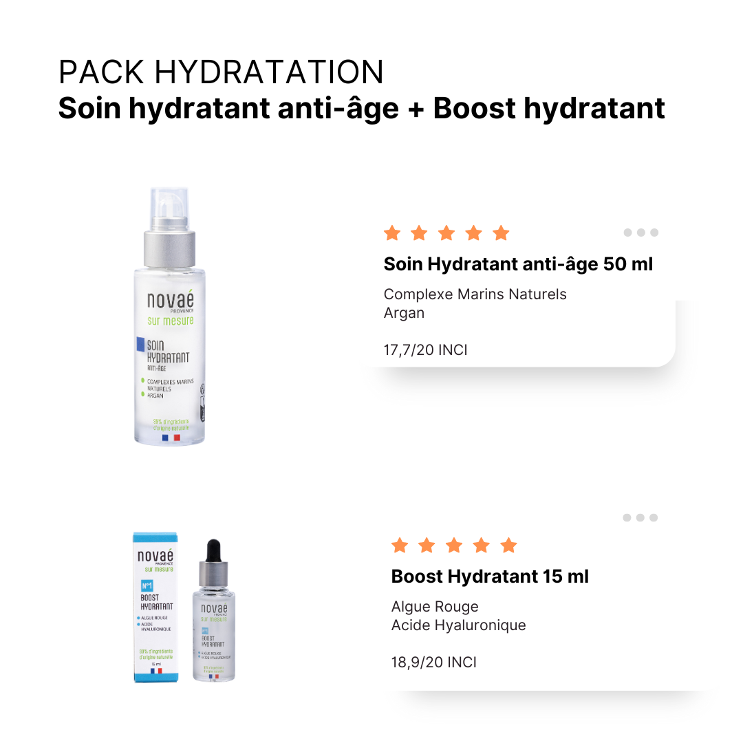 Routine "Sur Mesure" Hydratant - Peaux sèches